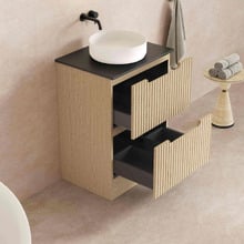 Colette 600mm Freestanding Vanity with Stone Countertop